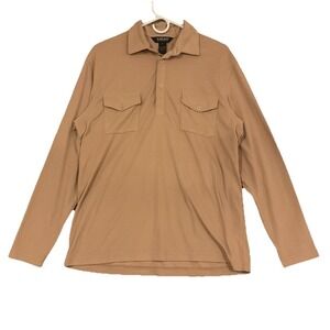 Slates A Dockers Brand Shirt Thick Sz M  Beige Front Pockets Men's